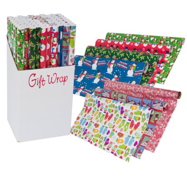 Wrapping Paper Holiday 30sq ft roll