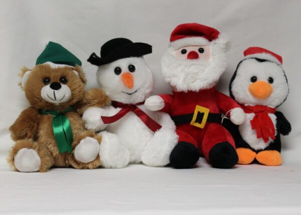 Asst Holiday Plush Assorted 7in