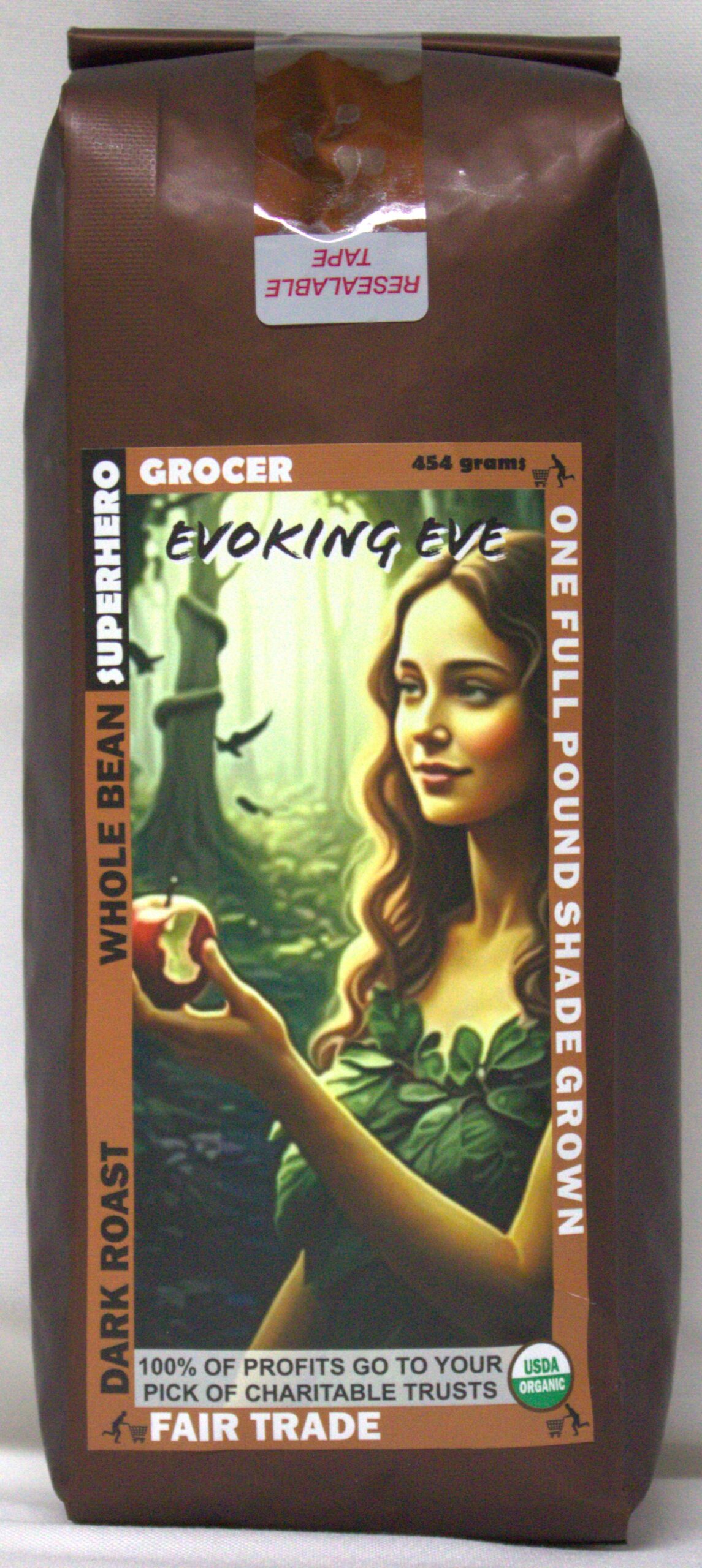 Coffee Peaberry Special Roast 1lb organic whole bean - Image 3