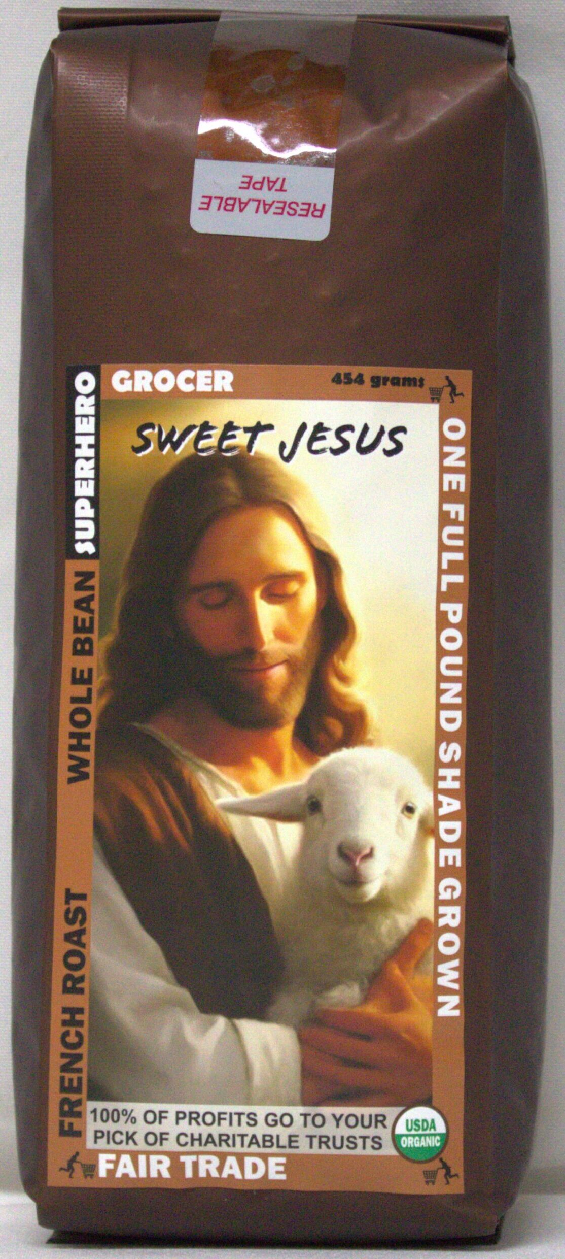 Coffee Peaberry Special Roast 1lb organic whole bean - Image 6