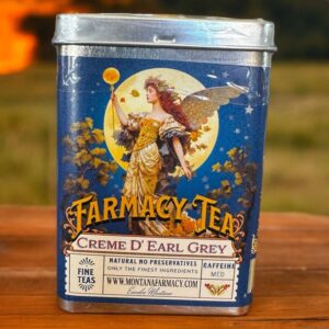 Bagged Tea: Creme D' Earl Grey in old fashioned tin