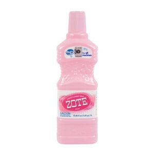 Laundry detergent pink concentrated