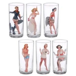 bundled The bachelor party gift box   high-ball glasses with self control furtue bear