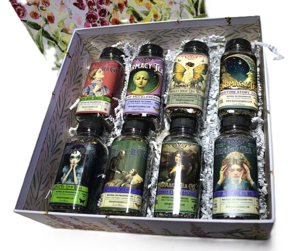 Gift Box of 8 Fine natural Teas