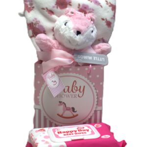 Bundled Baby Shower Gift w/ blanket set