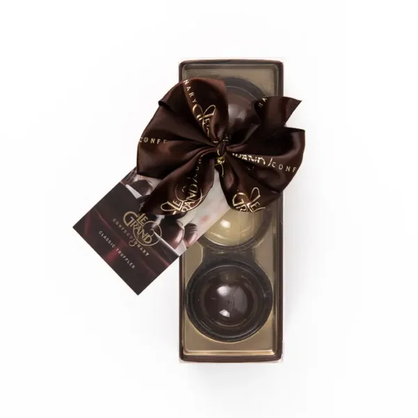 Chocolate Truffles 3 in gift box-Espresso, White Chocolate and Chocolate Caramel!