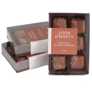 Chocolate Sea Salt Caramels 6ct milk Jason & Marys