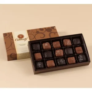 Chocolate Covered Sea Salt Caramels 15ct deluxe asst.